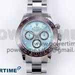 DAYTONA 116506 QF 1:1 BEST EDITION ICE BLUE DIAL LUME MARKERS ON SS BRACELET SH4130 V3 (GAIN WEIGHT)