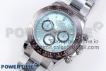 DAYTONA 116506 QF 1:1 BEST EDITION ICE BLUE DIAL LUME MARKERS ON SS BRACELET SH4130 V3 (GAIN WEIGHT) - Image 2
