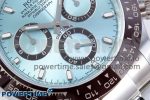 DAYTONA 116506 QF 1:1 BEST EDITION ICE BLUE DIAL LUME MARKERS ON SS BRACELET SH4130 V3 (GAIN WEIGHT) - Image 5