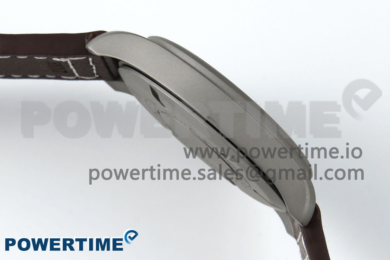 Pilot Mark XVIII Titanium BLSF 1:1 Best Edition Black Dial on Brown Leather Strap MIYOTA 9015 - Image 7