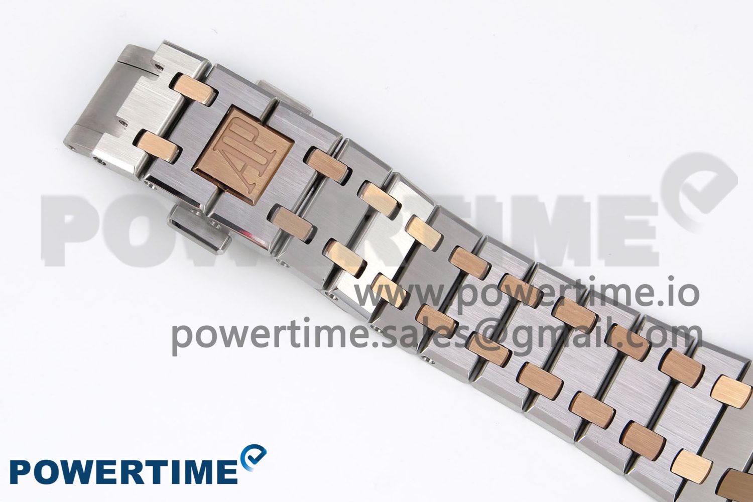 Lady Royal Oak 33mm 67651 SS/RG ZF 1:1 Best Edition White Textured Dial on SS/RG Bracelet RONDA Quartz - Image 12