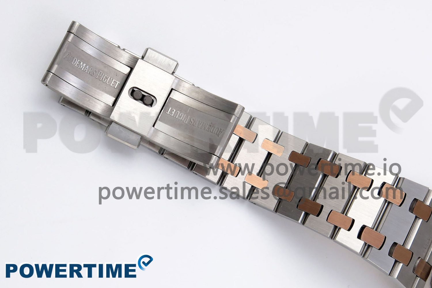 Lady Royal Oak 33mm 67651 SS/RG ZF 1:1 Best Edition White Textured Dial on SS/RG Bracelet RONDA Quartz - Image 13