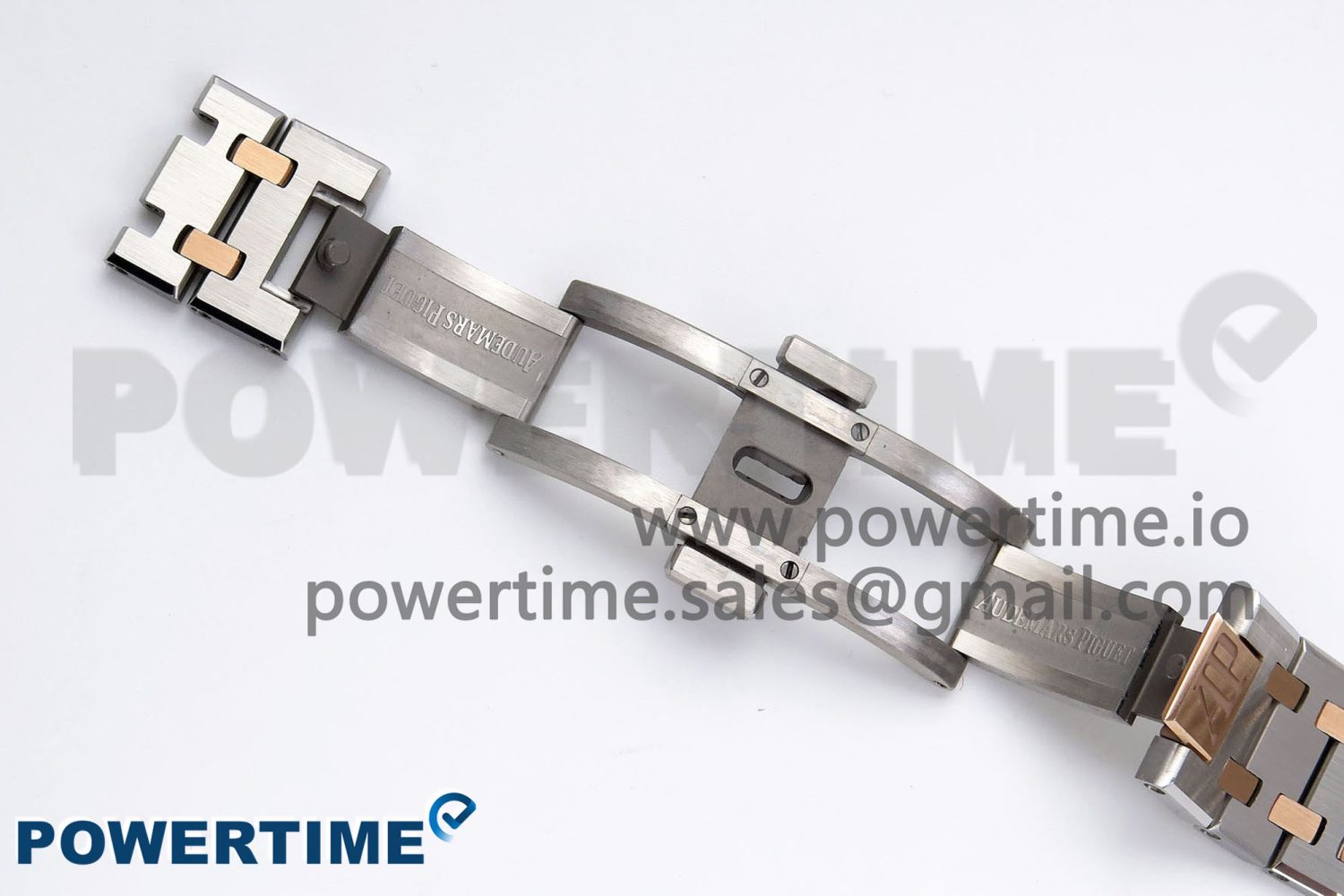 Lady Royal Oak 33mm 67651 SS/RG ZF 1:1 Best Edition White Textured Dial on SS/RG Bracelet RONDA Quartz - Image 14