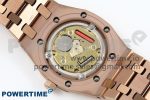 Lady Royal Oak 33mm 67651 RG ZF 1:1 Best Edition Blue Textured Dial on RG Bracelet RONDA Quartz - Image 9