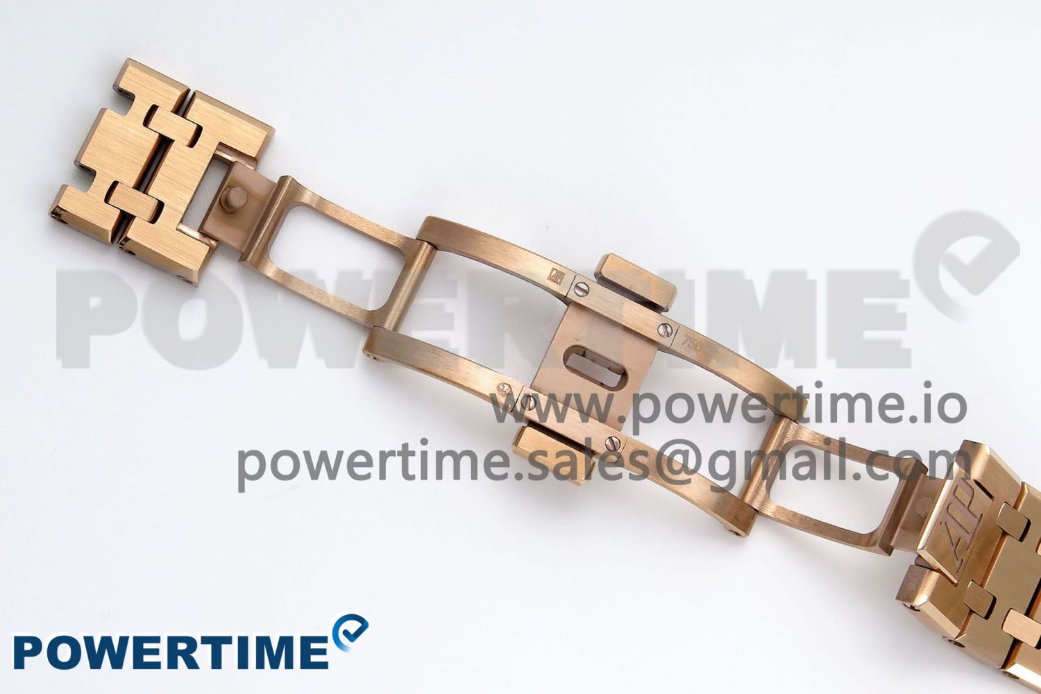 Lady Royal Oak 33mm 67651 RG ZF 1:1 Best Edition Blue Textured Dial on RG Bracelet RONDA Quartz - Image 14