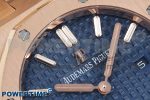 Lady Royal Oak 33mm 67651 RG ZF 1:1 Best Edition Blue Textured Dial on RG Bracelet RONDA Quartz - Image 4