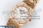 Lady Royal Oak 33mm 67651 RG ZF 1:1 Best Edition White Textured Dial on RG Bracelet RONDA Quartz - Image 2