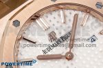 Lady Royal Oak 33mm 67651 RG ZF 1:1 Best Edition White Textured Dial on RG Bracelet RONDA Quartz - Image 4
