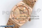 Lady Royal Oak 33mm 67651 RG ZF 1:1 Best Edition RG Textured Dial on RG Bracelet RONDA Quartz - Image 2