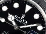 YACHT-MASTER 42MM 226659 VSF 1:1 BEST EDITION 3D BLACK CERAMIC BEZEL ON BLACK RUBBER STRAP VS3235 - Image 4