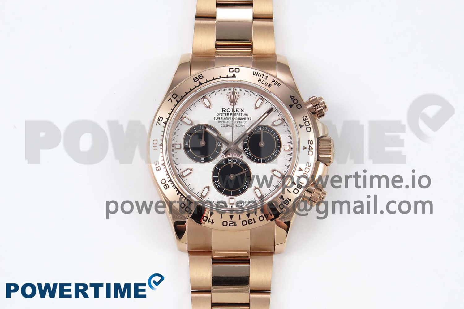 Daytona 116505 QF 1:1 Best Edition Meteorite Dial on RG Bracelet SH4130 V3 (Gain Weight) - Image 1