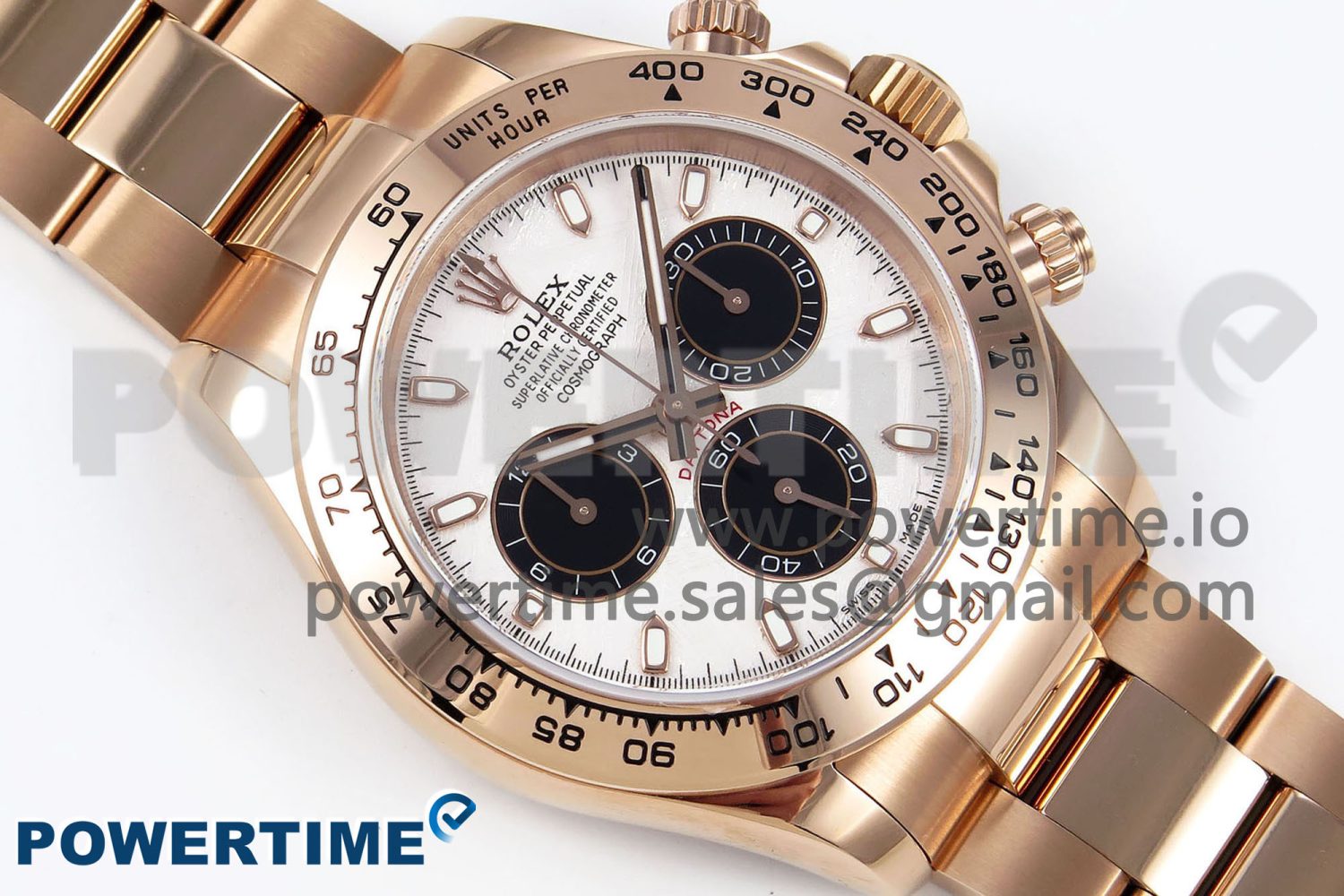 Daytona 116505 QF 1:1 Best Edition Meteorite Dial on RG Bracelet SH4130 V3 (Gain Weight) - Image 3