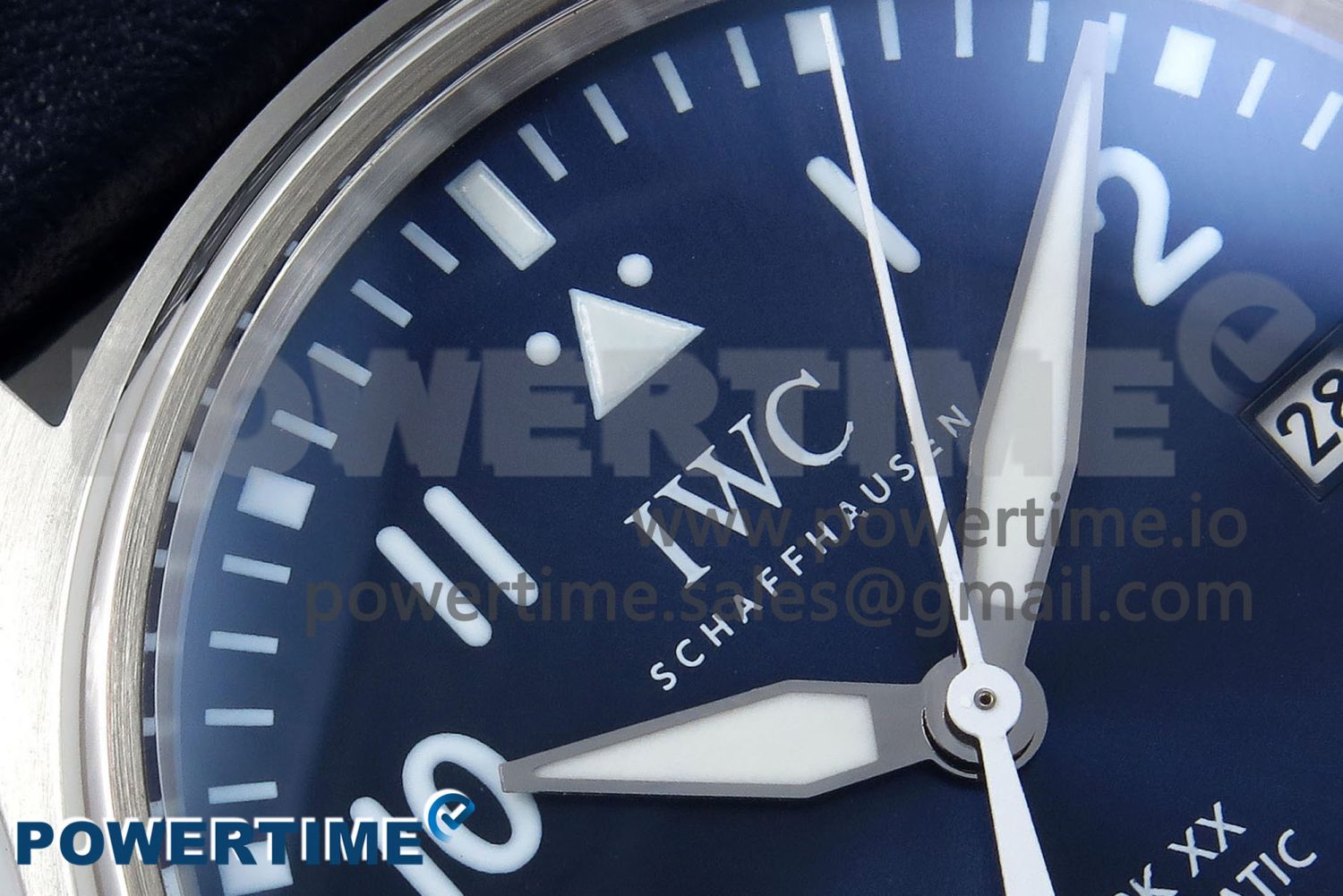 Pilot Mark XX BLSF 1:1 Best Edition Blue Dial on Blue Leather Strap MIYOTA 9015 - Image 4