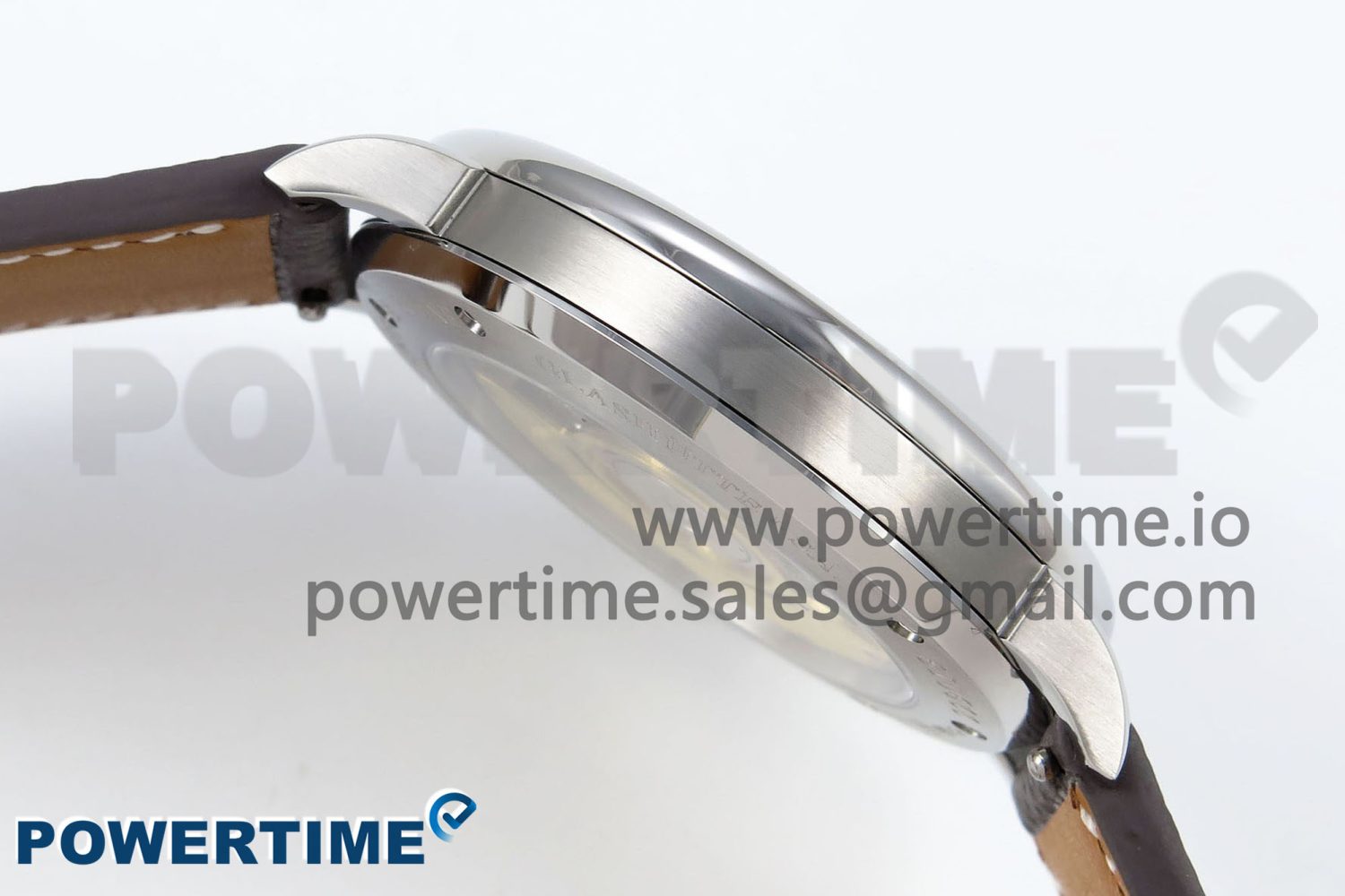 Saxonia Thin SS F8F Edition Green Textured Dial on Brown Leather Strap A23J - Image 7