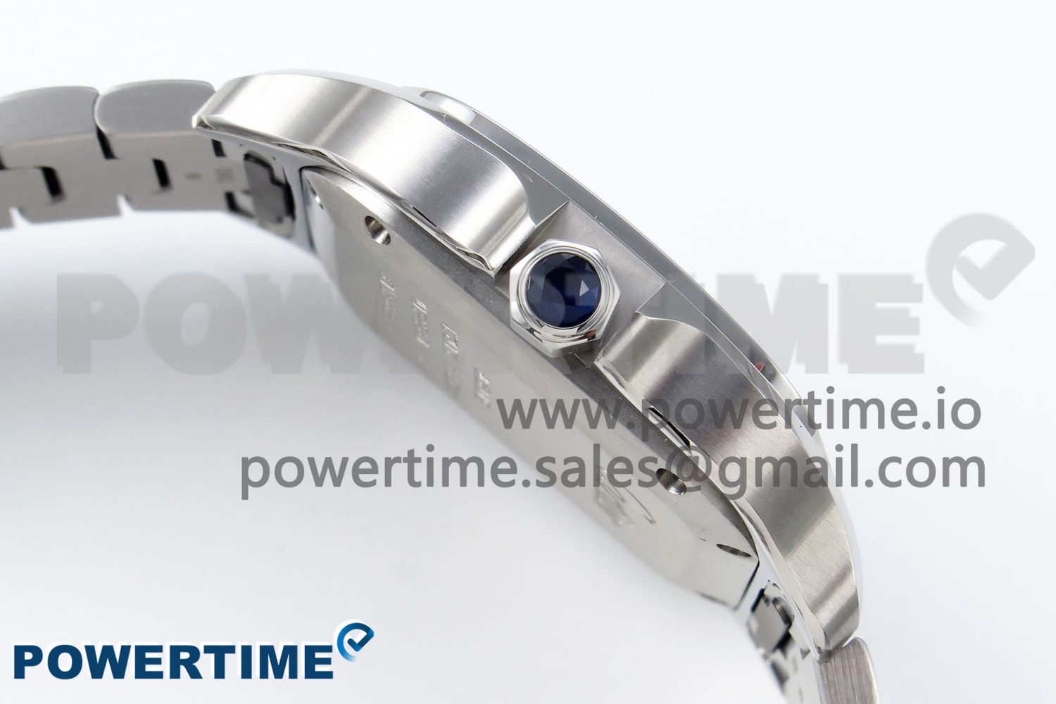 Santos de Cartier 40mm BVF 1:1 Best Edition Green Dial on SS SmartLinks Bracelet MIYOTA 9015 - Image 6