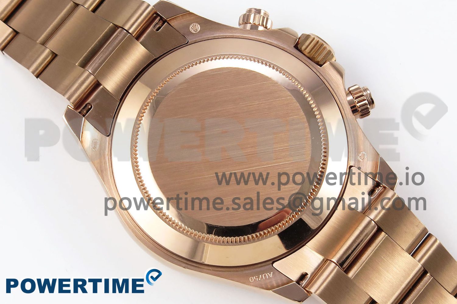 Daytona 116505 QF 1:1 Best Edition White Dial on RG Bracelet SH4130 V3 (Gain Weight) - Image 8