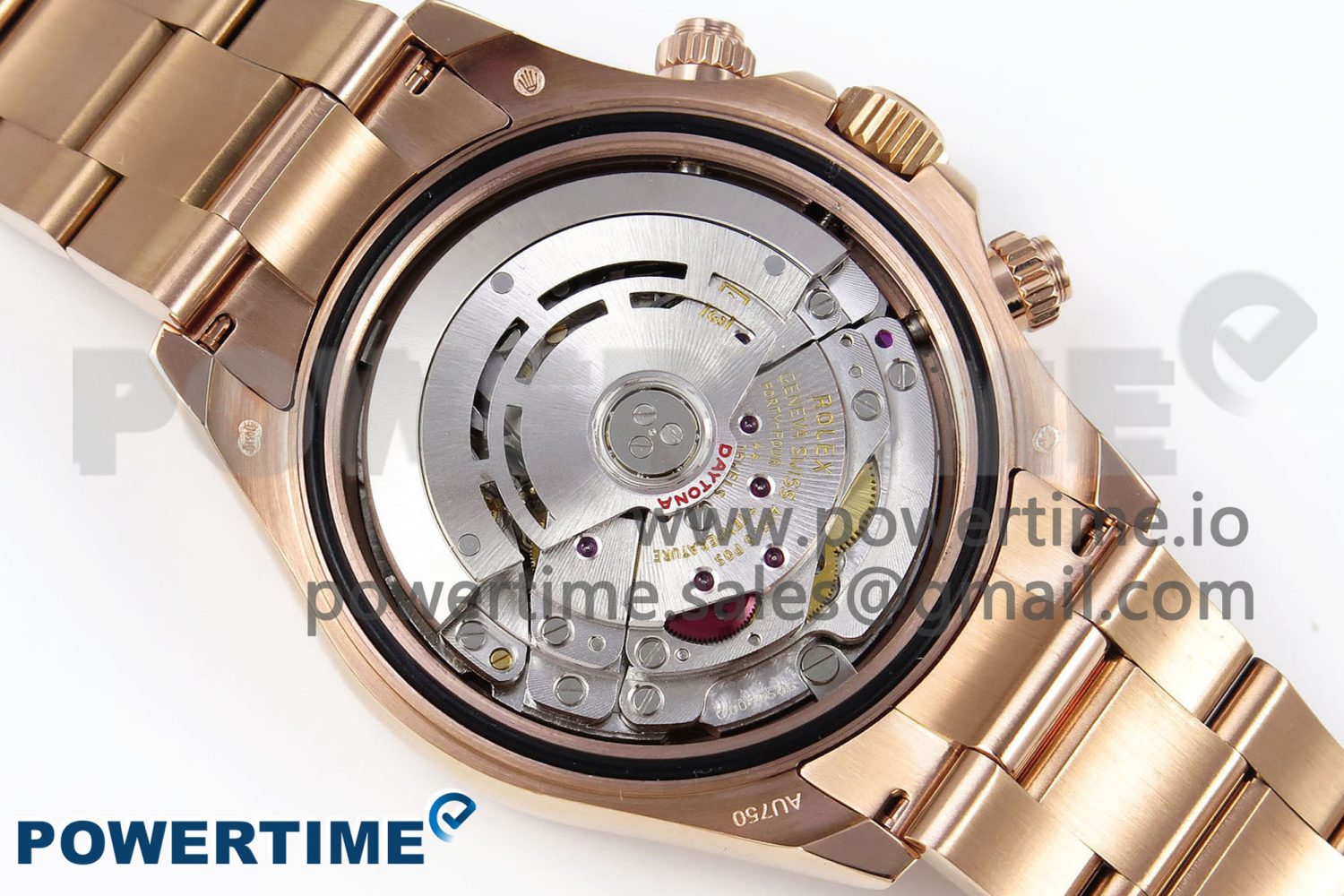 Daytona 116505 QF 1:1 Best Edition Black/RG Dial on RG Bracelet SH4130 V3 (Gain Weight) - Image 10