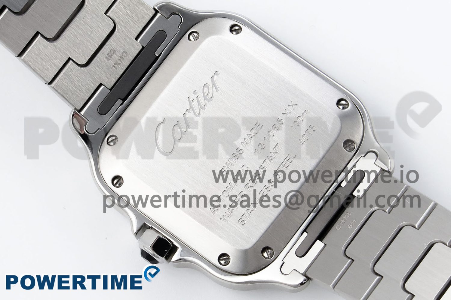 Santos de Cartier 40mm BVF 1:1 Best Edition Green Dial on SS SmartLinks Bracelet MIYOTA 9015 - Image 8