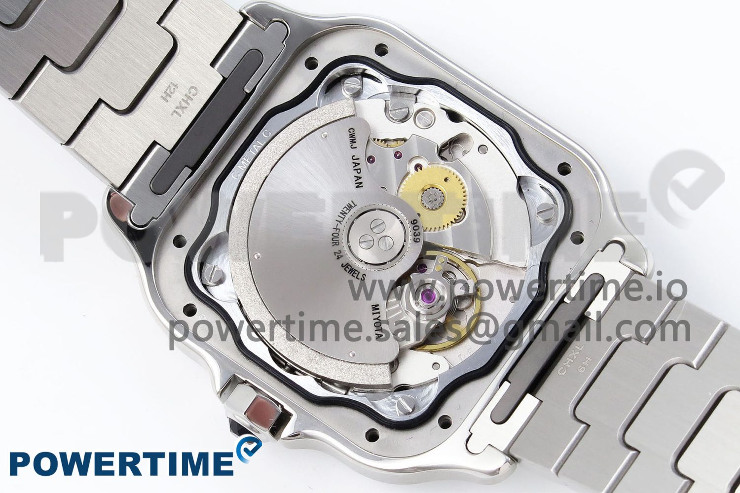 Santos de Cartier 40mm BVF 1:1 Best Edition Blue Dial on SS SmartLinks Bracelet MIYOTA 9015 - Image 9