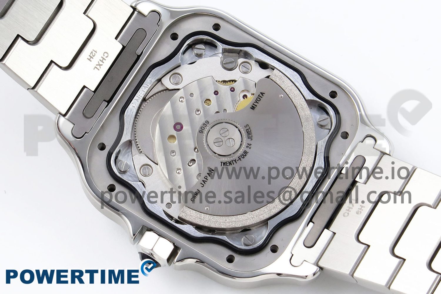 Santos de Cartier 40mm BVF 1:1 Best Edition Green Dial on SS SmartLinks Bracelet MIYOTA 9015 - Image 10