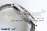 Lady Royal Oak 33mm 67651 Diamonds SS ZF 1:1 Best Edition Blue Textured Dial on SS Bracelet RONDA Quartz - Image 6