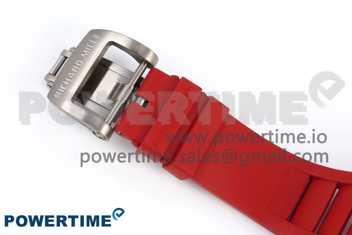RM035 Black Carbon SONIC Best Edition Skeleton Dial on Red Rubber Strap Clone RMUL2 - Image 12