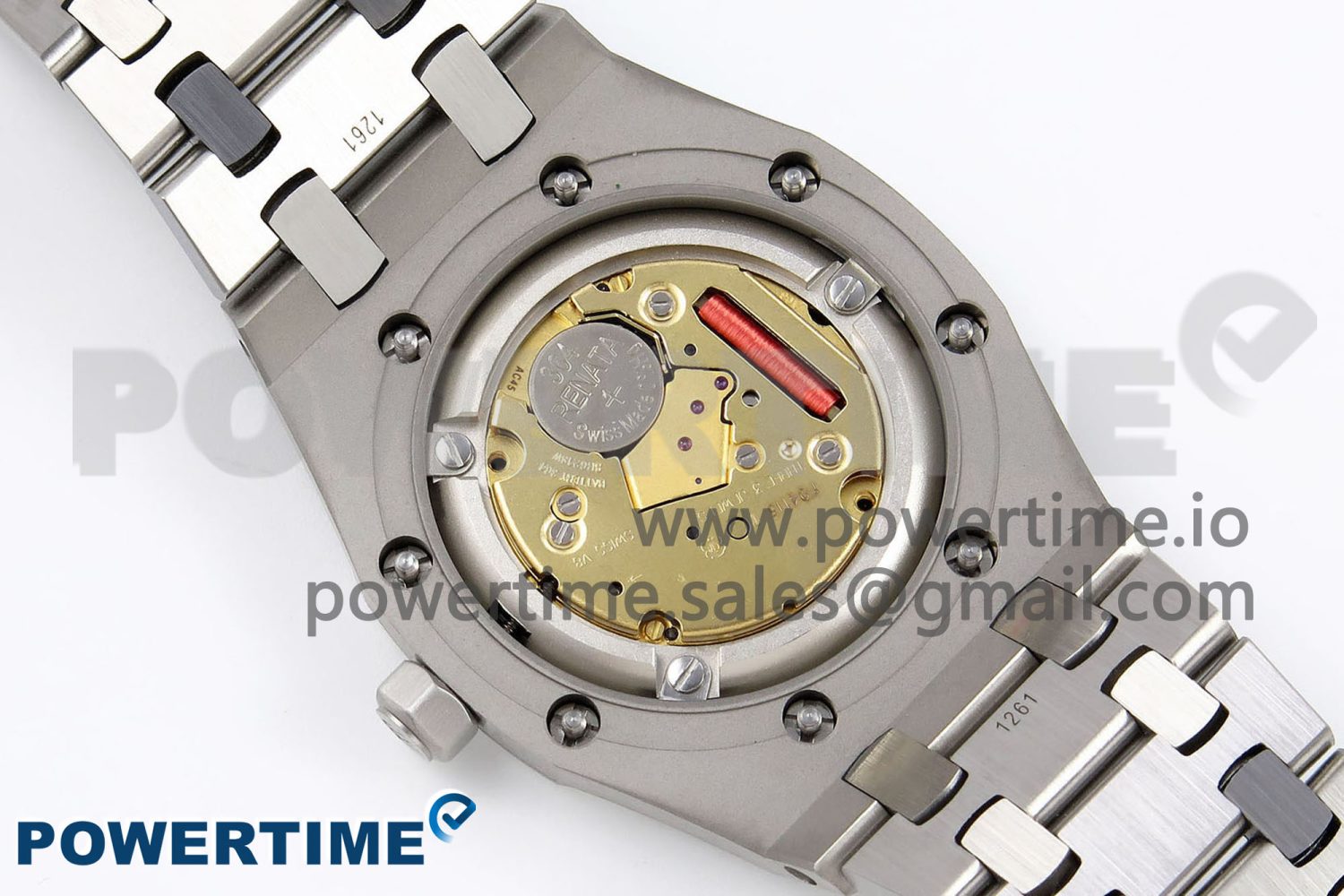Lady Royal Oak 33mm 67651 SS ZF 1:1 Best Edition Black Textured Dial on SS Bracelet RONDA Quartz - Image 9