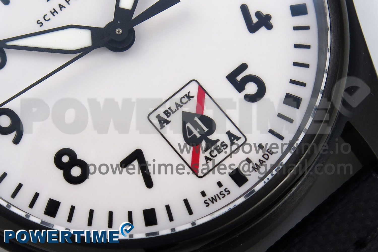 Pilot Black Ace BLSF 1:1 Best Edition White Lume Dial on Black Nylon Strap MIYOTA 9015 - Image 5