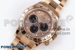 Daytona 116505 QF 1:1 Best Edition RG/Black Dial on RG Bracelet SH4130 V3 (Gain Weight) - Image 2
