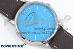 Saxonia Thin SS F8F Edition Tiffany Blue Dial on Brown Leather Strap A23J - Image 3