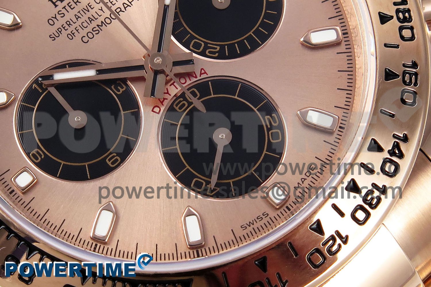 Daytona 116505 QF 1:1 Best Edition RG/Black Dial on RG Bracelet SH4130 V3 (Gain Weight) - Image 5