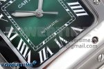 Santos de Cartier 40mm BVF 1:1 Best Edition Green Dial on SS SmartLinks Bracelet MIYOTA 9015 - Image 5