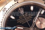 Daytona 116505 QF 1:1 Best Edition Black/RG Dial on RG Bracelet SH4130 V3 (Gain Weight) - Image 4