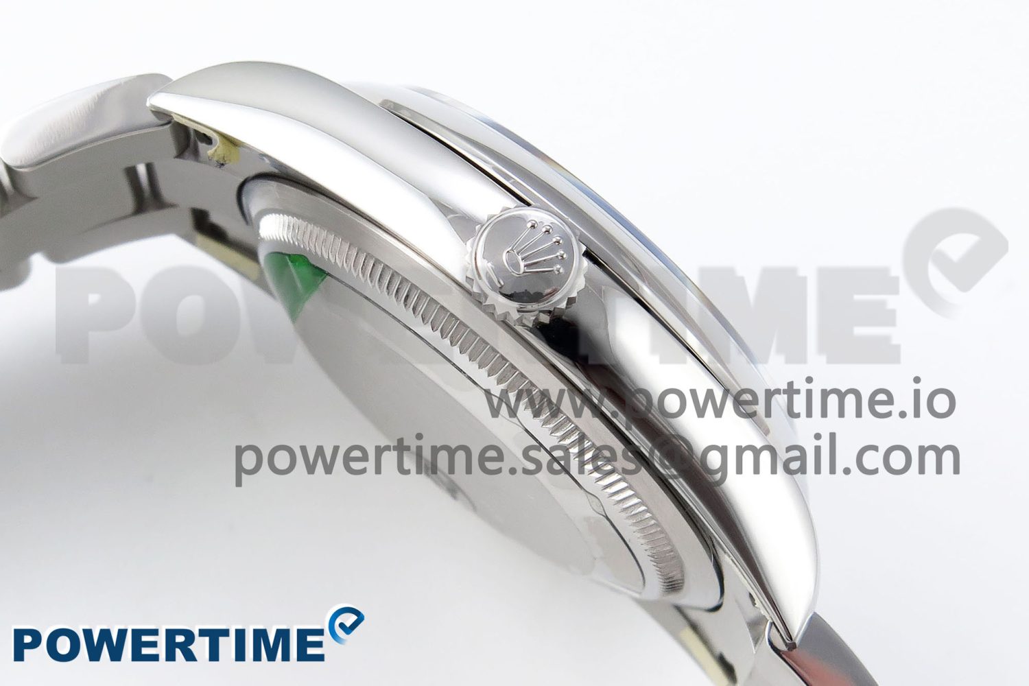 DateJust 36 SS 126200 VSF 1:1 Best Edition 904L Steel Gray Dial Green Roman on Oyster Bracelet VS3235 - Image 6