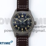 Pilot Mark XVIII Titanium BLSF 1:1 Best Edition Black Dial on Brown Leather Strap MIYOTA 9015