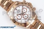 Daytona 116505 QF 1:1 Best Edition White Dial on RG Bracelet SH4130 V3 (Gain Weight) - Image 3