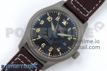 Pilot Mark XVIII Titanium BLSF 1:1 Best Edition Black Dial on Brown Leather Strap MIYOTA 9015 - Image 2
