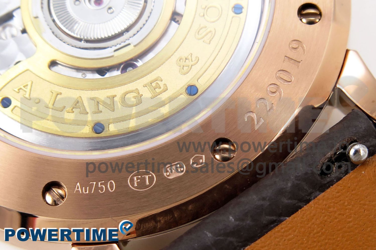 Saxonia Thin RG F8F Edition Green Dial on Brown Leather Strap A23J - Image 11