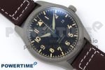Pilot Mark XVIII Titanium BLSF 1:1 Best Edition Black Dial on Brown Leather Strap MIYOTA 9015 - Image 3