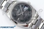 DateJust 36 SS 126200 VSF 1:1 Best Edition 904L Steel Gray Dial Green Roman on Oyster Bracelet VS3235 - Image 3
