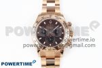 Daytona 116505 QF 1:1 Best Edition Brown Dial on RG Bracelet SH4130 V3 (Gain Weight)
