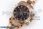 Daytona 116505 QF 1:1 Best Edition Brown Dial on RG Bracelet SH4130 V3 (Gain Weight) - Image 2