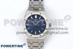 Lady Royal Oak 33mm 67651 SS ZF 1:1 Best Edition Blue Textured Dial on SS Bracelet RONDA Quartz