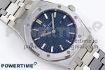 Lady Royal Oak 33mm 67651 SS ZF 1:1 Best Edition Blue Textured Dial on SS Bracelet RONDA Quartz - Image 3