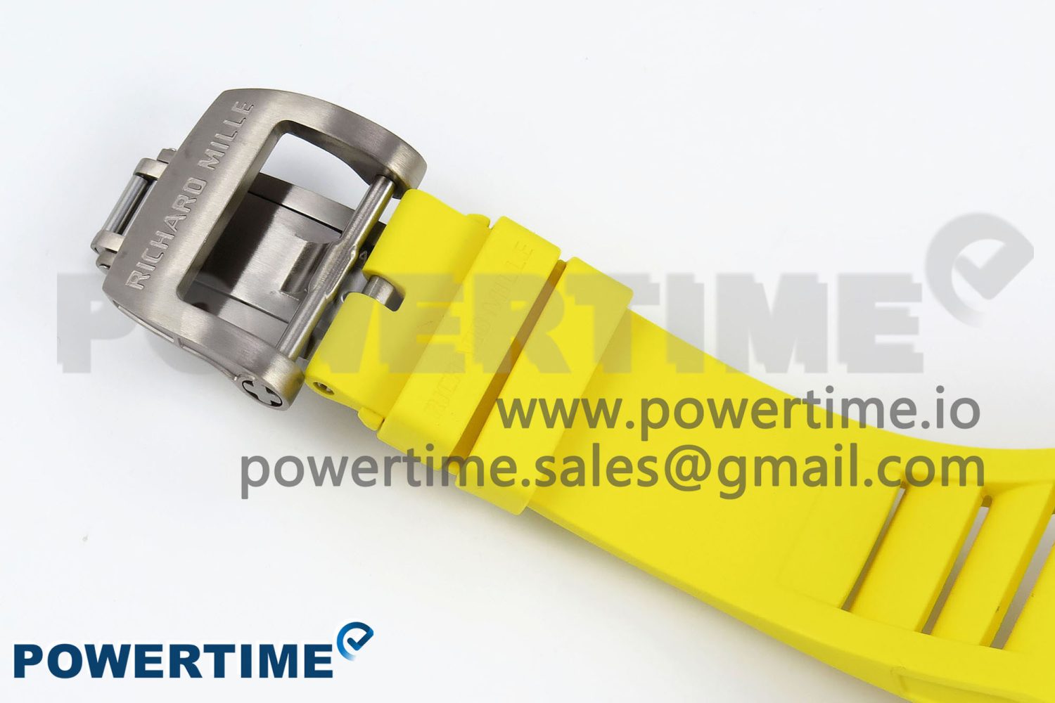 RM035 Red Carbon SONIC Best Edition Skeleton Dial on Yellow Rubber Strap Clone RMUL2 - Image 12
