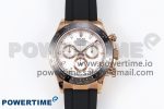 Daytona 116515 QF 1:1 Best Edition White Dial on Oysterflex Strap SH4130 V3 (Gain Weight)