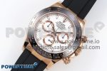 Daytona 116515 QF 1:1 Best Edition White Dial on Oysterflex Strap SH4130 V3 (Gain Weight) - Image 2