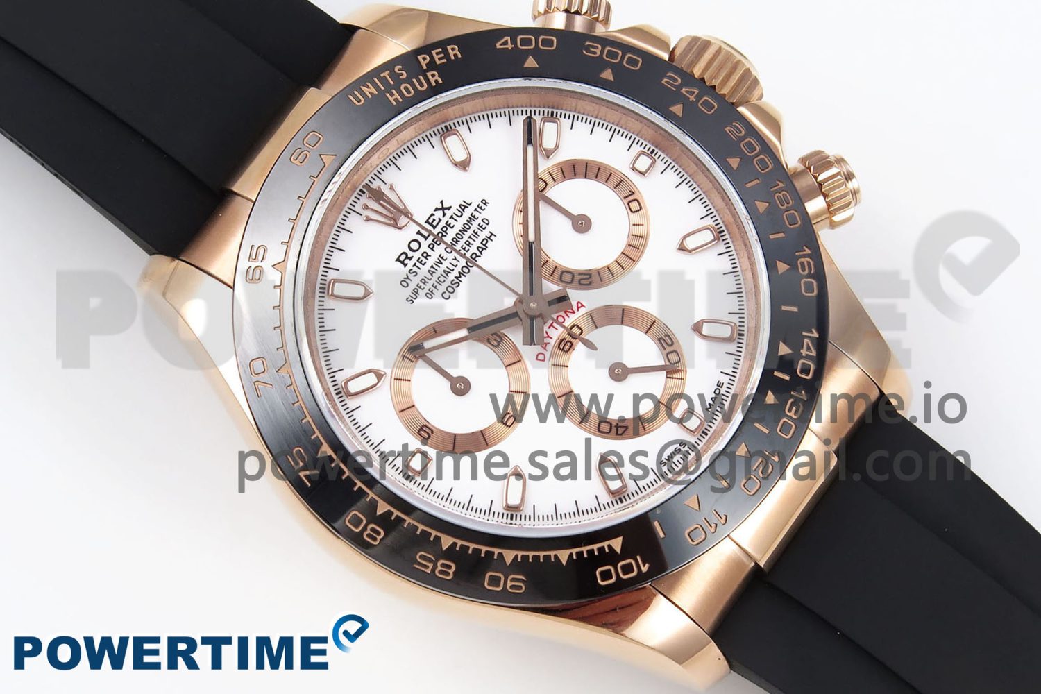 Daytona 116515 QF 1:1 Best Edition White Dial on Oysterflex Strap SH4130 V3 (Gain Weight) - Image 3