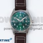 Pilot Mark XX BLSF 1:1 Best Edition Green Dial on Brown Leather Strap MIYOTA 9015