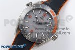Planet Ocean 43.5mm SS VSF 1:1 Best Edition Black/Orange Bezel Gray Dial on Nylon Strap A8900 Super Clone V2 - Image 2